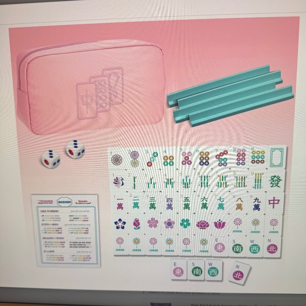 Travel Size Mahjong Tile Set